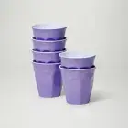Barel Designs Classic Lavender Melamine Tumblers 200mL - Set of 6 Picnic Cups