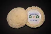 100% Natural Wool 4-Ply Twist Grip Pad 7.5" Buffing Compound Polishing Pads