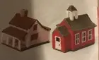 Columbia Minerva “Red Schoolhouse and White House with Porch” Needlepoint Kit