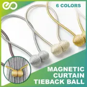 Magnetic Ball Curtain Tiebacks Tie Backs Hooks for Clothing Home Textiles DIY AU