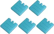 5 Outdoor Freezer Block Box Travel Picnic Ice Brick Co ler Bag Freezer Slim Ice Pack for Lunch Box, Co lers, Beach Bags and Picnic Baskets
