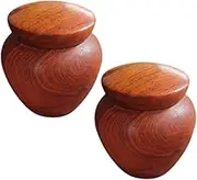 ABOOFAN 2Pcs Mini Keepsake Urns for Human Ashes Pet Ashes Small Cremation Urns Portable Memorial Ash Containers Smooth Finish for Remembrance and Storage