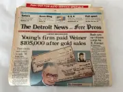 COMPLETE Detroit News Sunday Paper Kmart Sears TV book coupon May 13 1990 Target