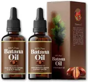 Batana Oil For Growth, 100% Batana Oil From Honduras With Rosemary, Enhances Skin Radiance Nourishment 2pcs