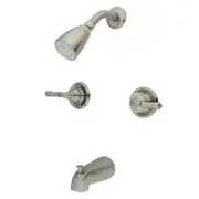 GKB248 Magellan Tub and Shower Faucet with Two Handles 11.68 x Brushed Nickel