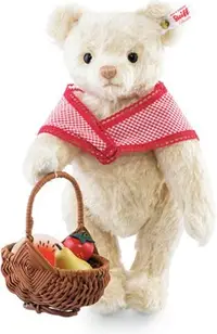 在飛比找Yahoo!奇摩拍賣優惠-色貴族 Steiff 金耳扣泰迪熊~野餐系列~野餐媽媽小熊 