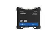 Teltonika RUT976 Redcap 5G Router, Dual-SIM, WAN Failover with 4x Ethernet Ports, Backward Compatible with 4G LTE Cat 4, 2-Year Warranty, PSU included RUT976000200