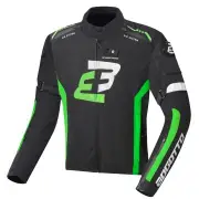 GPX Waterproof Black Green Textile Motorcycle Jacket