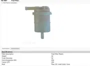 Sakura Fuel Filter for Nissan 240Z 260 260Z 280 280C Datsun Patrol G161 Vanette (for: Nissan)