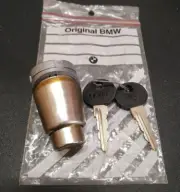 BMW E12-E24 trunk lid lock with code !NEW! GENUINE 51241824917