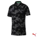 【PUMA】PUMA GOLF GOLF UNION CAMO POLO 男翻領迷彩高爾夫短袖POLO衫 黑 RICKIE 577911 02