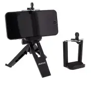 Travel Pocket Selfie Tripod Tablet Holder + Large Mobile Smart Cell Phone Mount