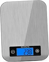 LABRIMP Digital Kitchen Scale with Stainless Steel Panel High Precision Electronic Weighing Machine for Baked Goods Easy to Read LCD Display and Design