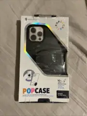 NIB Popsockets Popcase Iphone 12 Pro Max Case Slide Grip Black BRAND NEW