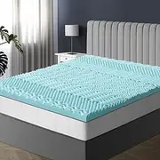 Bedra Bedding King Mattress Topper Memory Foam 8cm Thickness Cool Gel