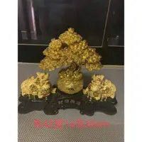 在飛比找蝦皮購物優惠-雙貔貅發財樹…沙金…