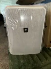 JBL Professional High Output Speakers Pair White Control 28-1L-WH Indoor Outdoor
