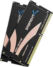 SABRENT Rocket DDR5 32GB SO-DIMM 4800MHz Memory Kit (2x16GB) for Laptop, Ultrabook, and Mini-PC (SB-DR5S-16GX2)