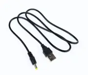 USB DC Power Adapter Cable Charger Cord 2.0mm x 0.6mm 5.5x2.1 4.0 x 1.7 Plug