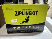 TRSMIMA 100 ft. Zip Line Kit for Kids and Adult up to 350 Lbs w/ Spring Brake