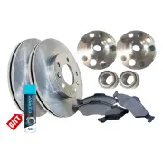 Rear Wheel Bearing Hub Ass Brake Rotor Pad Kit for Ford Falcon Fairmont AU1 IRS