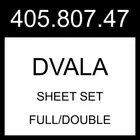 IKEA DVALA Sheet Set Light Gray Full/Double 405.807.47