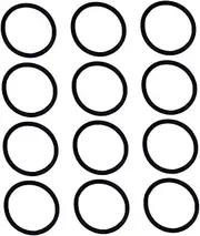 TOYANDONA 100pcs Seamless Elastic Hair Ties for Soft Durable Ponytail Holders for Daily Use Parties and Ceremonies No Snag Gentle Hair