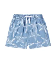 [Vilebrequin Kids] Vilebrequin Kids Printed denim shorts Y 14 blue