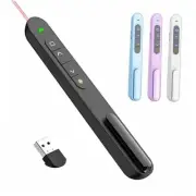 Presentation Clicker Hyperlink Volume Control Wireless Presenter, Black USB