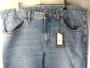 Sportscraft Denim Jeans Men's Size 40 Grayson Mid Rise Stretch Straight Leg BNWT