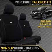 Nissan X-Trail T32 Neoprene 2x Front Seat Covers (In Stock)