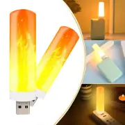 5V USB LED Flame Effect Light USB Candle Bulb Flameless Tea Lights Candles