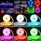 1/3/5/10M LED Neon Sign Strip Light Waterproof Outdoor Rope Neon Dimmable Light
