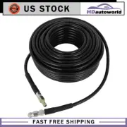 5800PSI 100FT 1/4" NPT Sewer Jetter Kit for Pressure Washer Hose High Quality