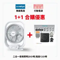 在飛比找HOTAI購優惠-【日本NICOH 】12吋 DC USB 無線節能風扇NDC