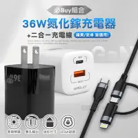 在飛比找Yahoo奇摩購物中心優惠-WELLY 36W氮化鎵GaN PPS雙孔迷你充電器+66W