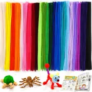 URADIART Pipe Cleaners 450 Pcs 30 Assorted Colors Chenille Stems, Pipe Cleaners