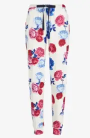 NEW PETER ALEXANDER FLORAL ROSES PANTS WOMENS MEDIUM M RRP$69.95