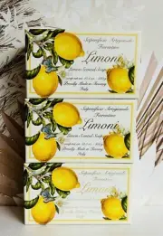 3-Pack Saponificio ~ Lemon Scented Bar Soap 10.5 oz Each