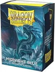 Dragon Shield Arcane Tinmen Midnight Blue Matte Card Sleeves, Box of 100