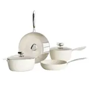 Non Stick Ceramic Cookware Set, Pebble Series Pots and Pans Set Non-toxic