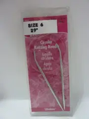 Susan Bates 29" Circular Knitting Needle Size 6 - SILVALUME 4MM
