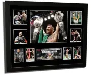 CONOR MCGREGOR 2 DIVISION CHAMP UFC SIGNED LIMITED EDITION FRAMED MEMORABILIA