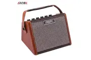 Ag-15A 15W Portable Acoustic Guitar Amplifier Amp Bt Speaker With Microphone Interface