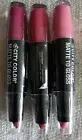 City Color Matte To Gloss Lipstick. Set Of 3 Assorted Gorgeous Colors.
