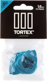 Dunlop Tortex III 12-pack Picks Blue 1.0