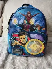 NEW!!! Loungefly Doctor Dr Strange Multiverse of Madness Mini Backpack- "GLOWS"