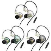 Noise Isolating Earphone HiFi in-Ear Headsets Dynamic Units 2Pin Port