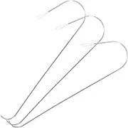LOLIPPYY Big Eye Beading Needles 3pcs Bead Spinner Needles Beading Tools for Jewelry Making Zinc Alloy