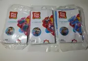 3 Swim Armbands Packs Inflatable Floaties Mermaid Shark Octopus Pool Kids 3-6